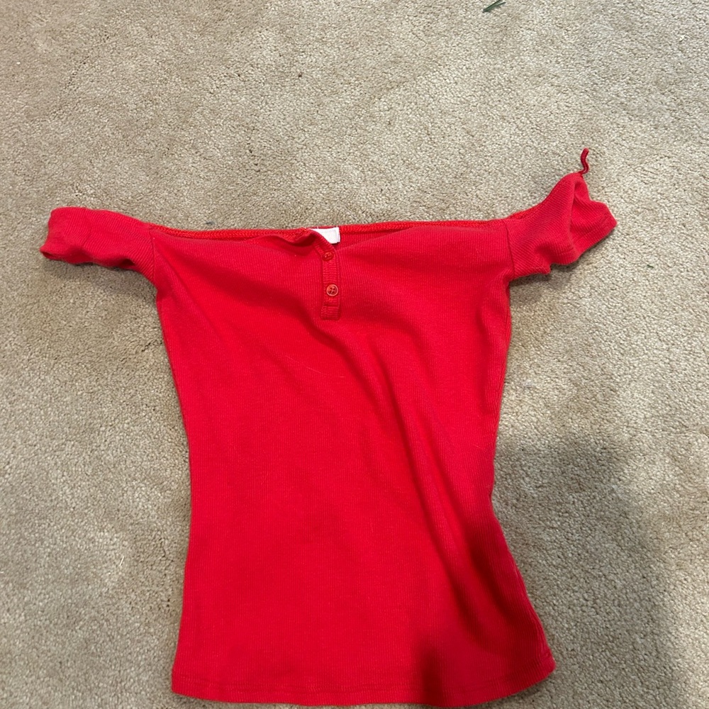Tight ted off the shoulder Garage top
